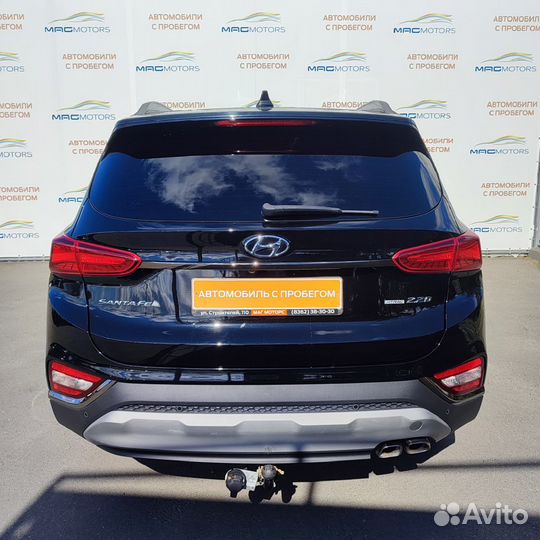 Hyundai Santa Fe 2.2 AT, 2019, 92 567 км