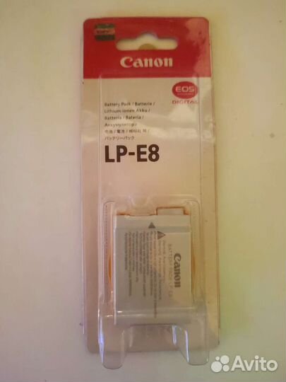 Canon LP-E8 Новый, в заводской упаковке