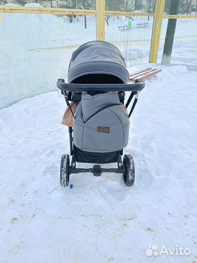 Детские коляски 2 в 1 эко кожа