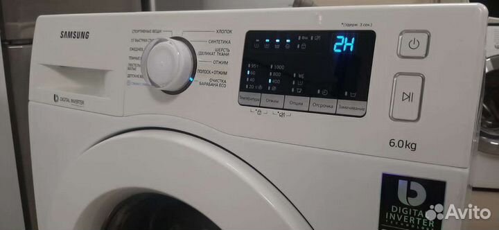 Стиральная машина Samsung 6kg inverter. Доставка