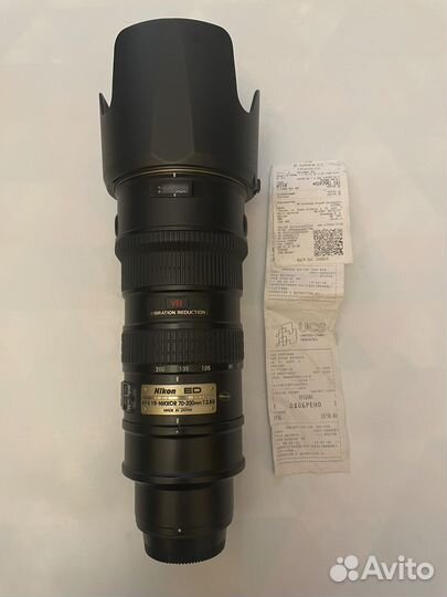 Объектив nikon 70-200 2.8G