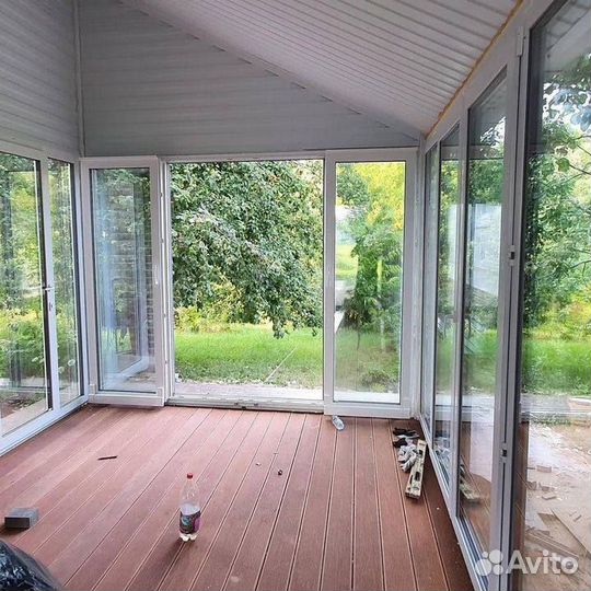 Панорамные окна терассы