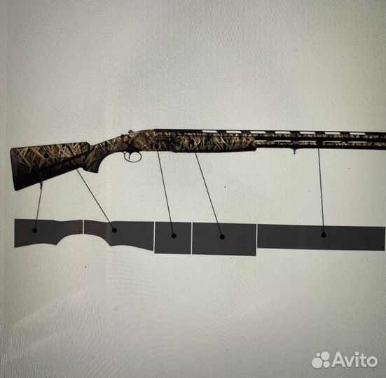 Камуфляжный набор для маскировки двухстволки