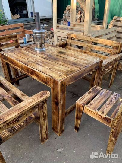 Садовая мебель из поддонов