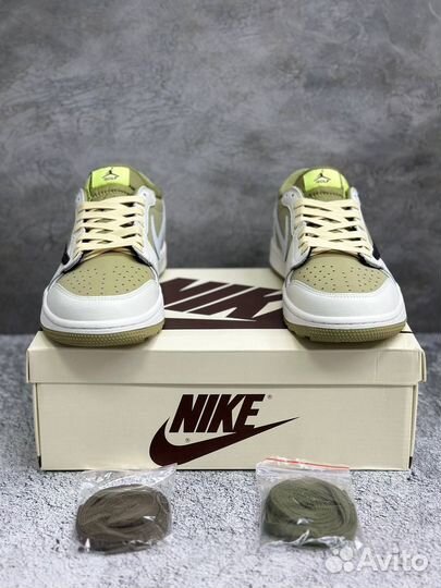 Кроссовки Nike Air Jordan 1 Low Travis Scott Golf