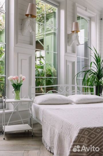 Кровать двуспальная / односпальная металлическая