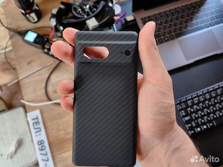 Чехол на google pixel 7 carbon