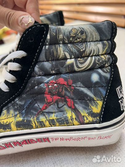 Кеды vans iron maiden