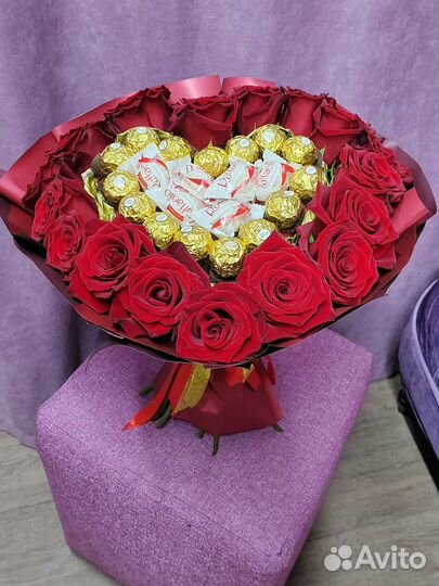 Вау букет букет-сердце букет роз