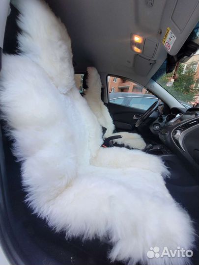 Меховые накидки на сидения
