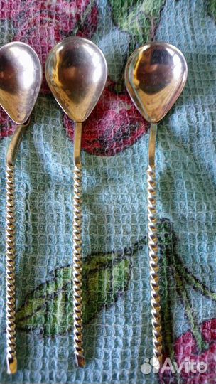 Набор ложек мельхиор СССР
