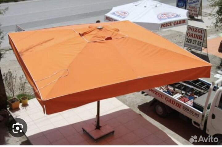 Уличный зонт, Зонт для кафе