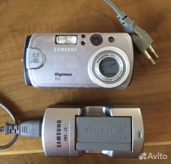 Компактный фотоаппарат цифровой samsung digimax v6