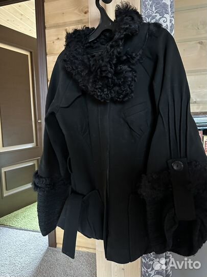 Пальто теплое 44