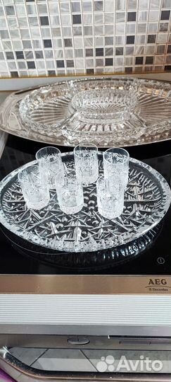 Хрустальные стопки югославия 12 штук