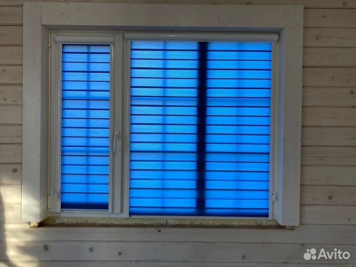 Рулонные шторы зебра