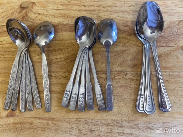 Ложки,вилки нерж.,мельхиор СССР