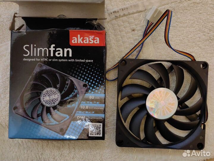 Кулер 80х80mm. Новый. 4pin