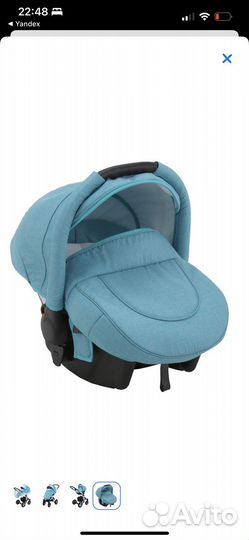 Продам коляску Adamex Gloria 3 в 1, как новая