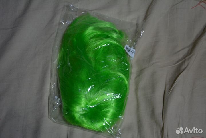 Парик зелёный