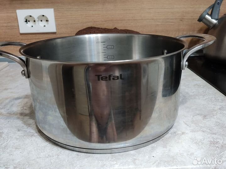 Кастрюля tefal 5.2 л