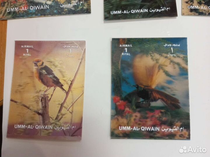 3D марки Птицы