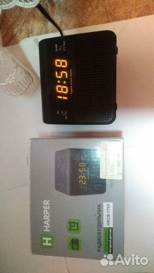 Радиобудильник Harper hrcb-7750 от сети 220