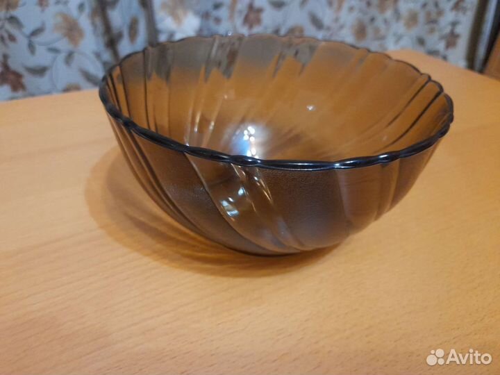 Набор черной, стеклянной посуды (Франция)