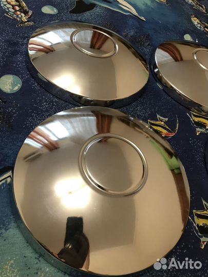 Колпаки хром на Москвич