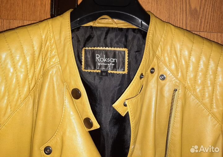 Женская кожаная куртка Roksan 44-46 р как новая