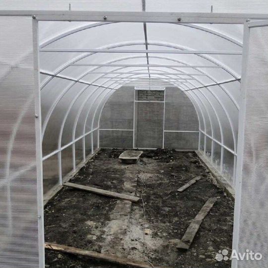 Теплица двойная дуга