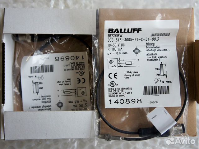 Датчик индуктивный Balluf BES 516-3005-E4-C-S4-0,3 объявление продам