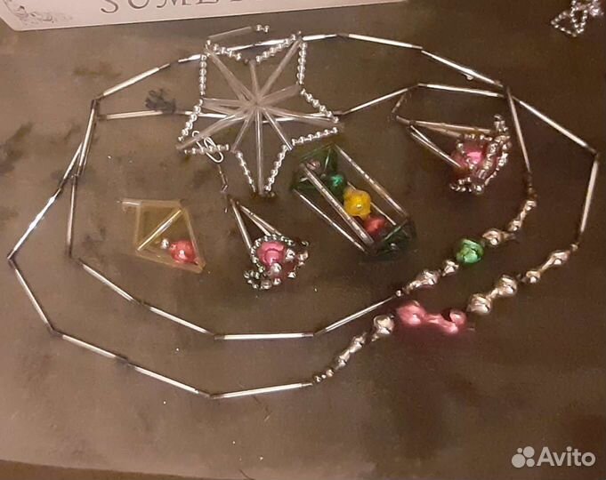 Елочные игрушки СССР 40х годов
