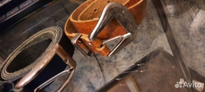 Ремни детские nini's натуральная кожа 65 см