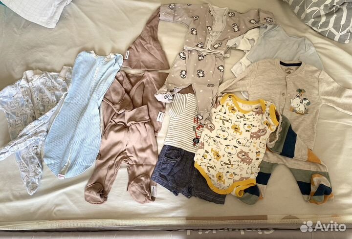 Детские вещи пакетом от 0 до 80