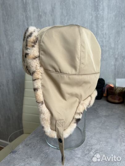 Шапка ушанка с натуральным мехом