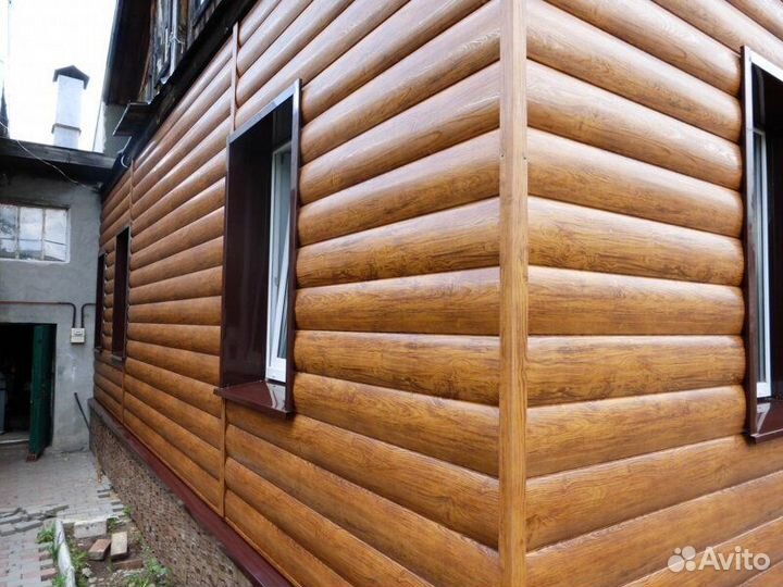 Обшивка дома из блок-хауса