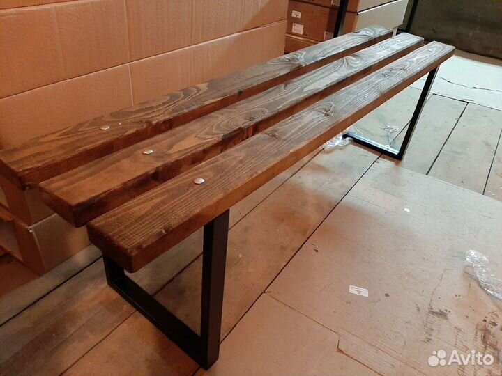 Лавка, скамейка без спинки