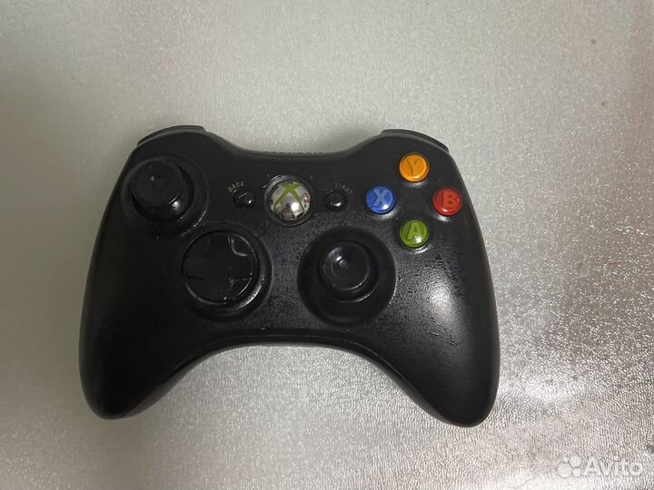 Xbox 360+джойстик+игры