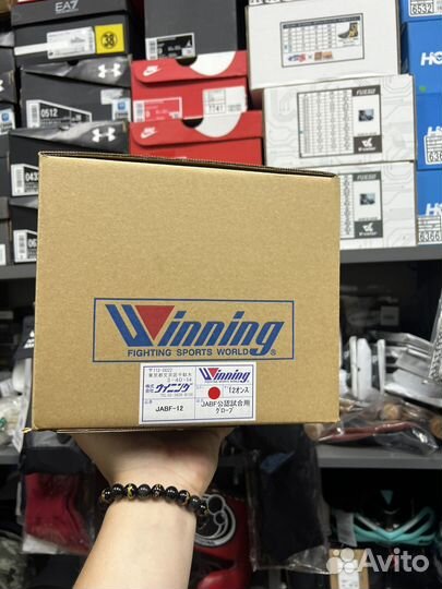 Боксерские перчатки winning jabf -12 оригинал