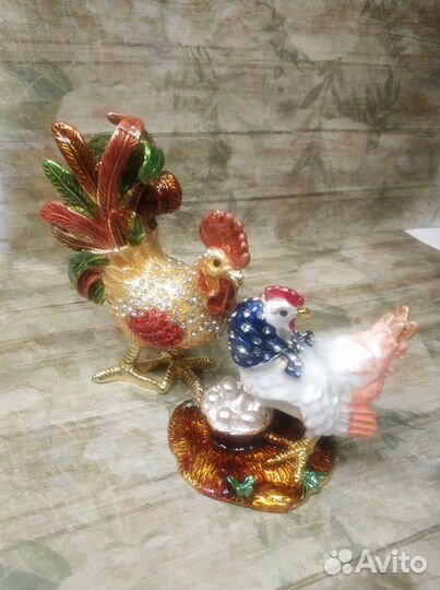 Шкатулка с эмалью. Пасхальный сувенир