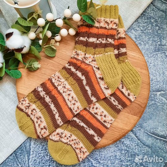 Носки вязаные ручной работы