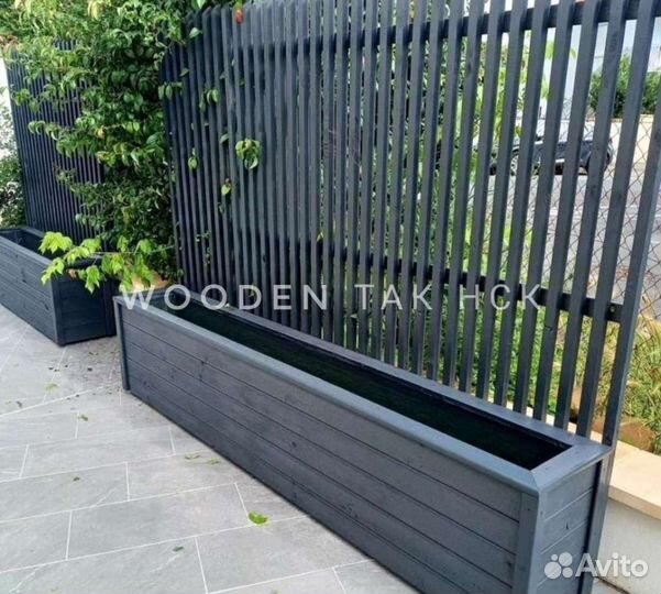 Вазоны кашпо для цветов деревянный грядка огурцы