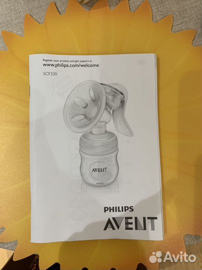Молокоотсос Philips Avent, ручной
