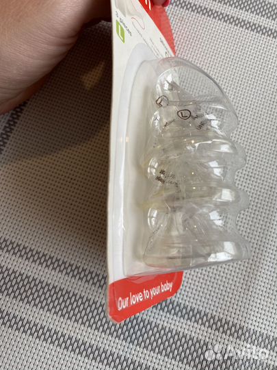 Сменные соски для бутылочки Pigeon