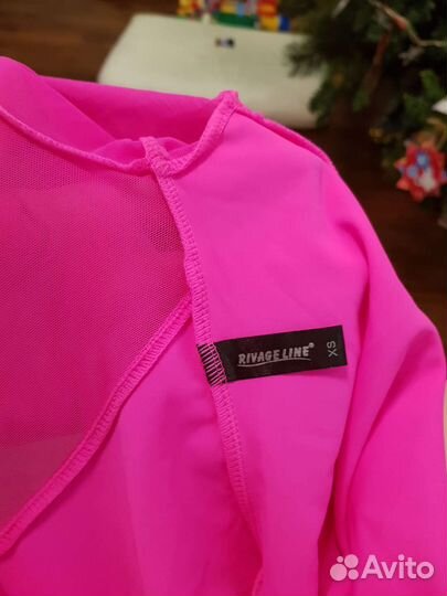 Купальник гимнастический для девочек розовый