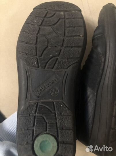 Ботинки детские 34