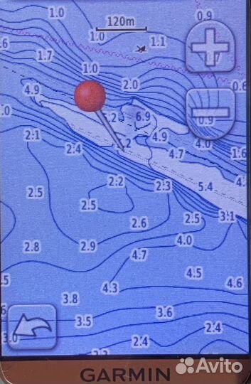 Карта глубин Вуоксы, Ладоги, Финского, в Garmin