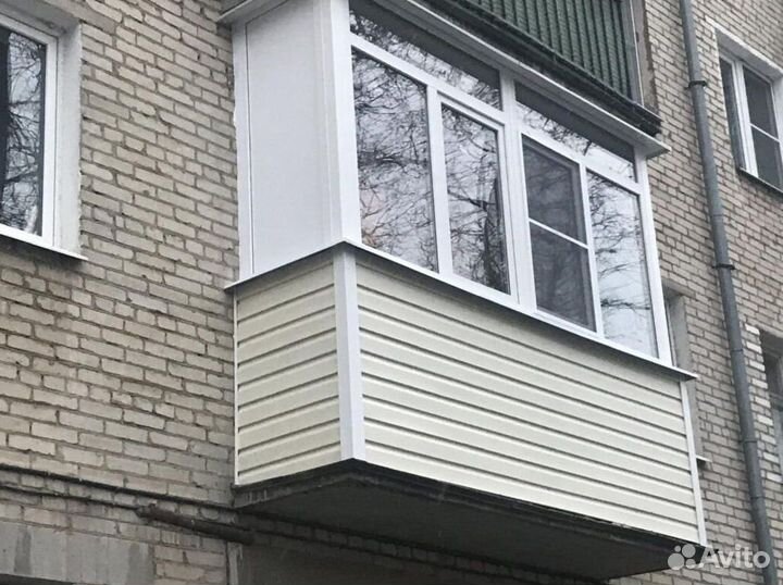 Остекление балконов и лоджий под ключ B3725