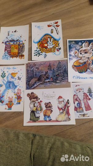 Открытки СССР, гдр. Собаки, ёжики, проч